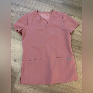 Figs Mineral Mauve Casma Scrub Top
